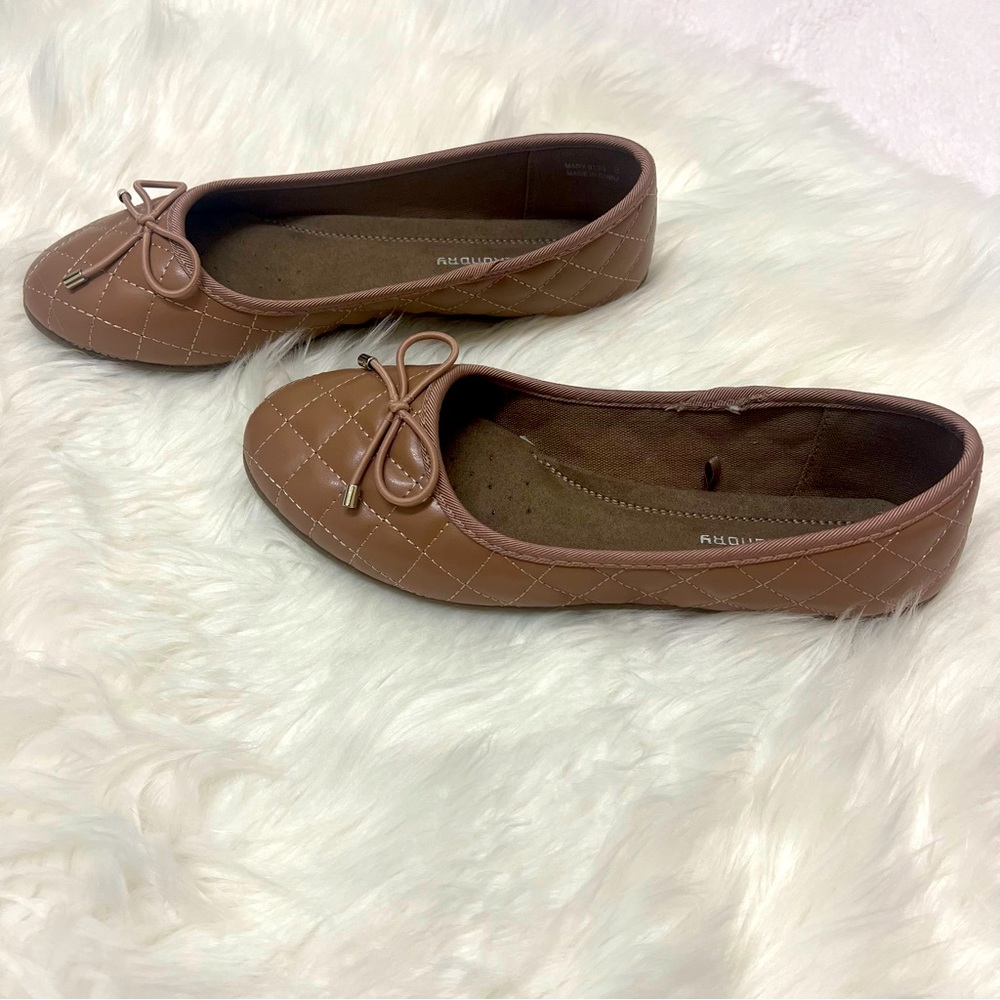 NWOT Chinese Laundry | Brown Ballet Flats | Size 9 - Picture 3 of 10